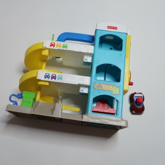 fisher price car parking garage